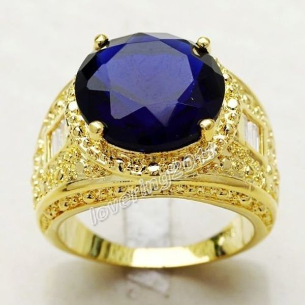 fashion jewelry size 9/10/11 men's yellow gold filled huge 15ct sapphire diamonique men ring for lover gift, Silver
fashion jewelry size 9/10/11 men's yellow gold filled huge 15ct sapphire diamonique men ring for lover gift, Silver