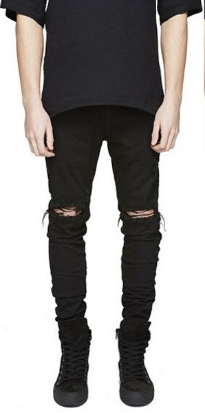 men's jeans slim fit ripped men hi-street mens distressed denim joggers knee holes washed destroyed plus s9jtb, Blue
men's jeans slim fit ripped men hi-street mens distressed denim joggers knee holes washed destroyed plus s9jtb, Blue