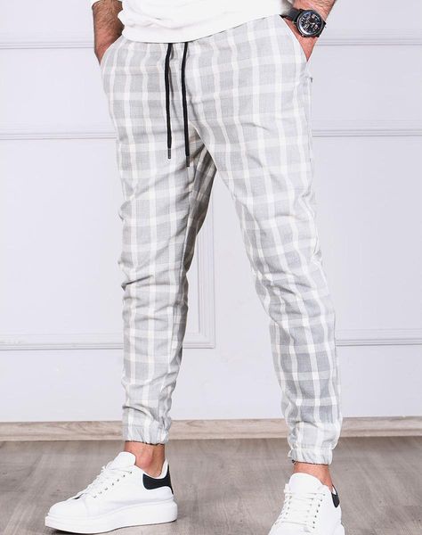 streetwear plaid striped elastic waist trousers jogging pants casual jogger sweatpants h3xk, Black
streetwear plaid striped elastic waist trousers jogging pants casual jogger sweatpants h3xk, Black