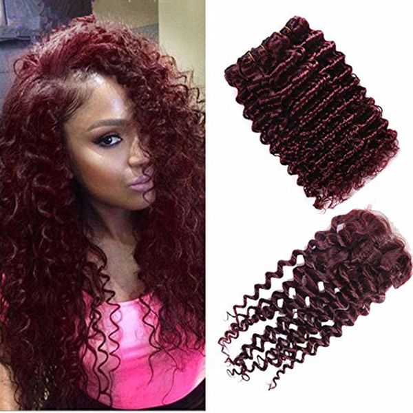 99j malaysian deep wave with closure 4x4 human hair lace closure with 3 bundles mink deep wave bundles with lace closure, Black;brown
99j malaysian deep wave with closure 4x4 human hair lace closure with 3 bundles mink deep wave bundles with lace closure, Black;brown