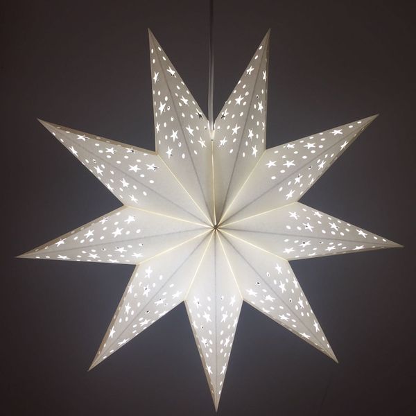 17 Inches Party Decoration Lights White 9 Pointed Paper Star Lampshade Lantern for Christmas Wedding Celebration Wholesale Free Shipping
17 Inches Party Decoration Lights White 9 Pointed Paper Star Lampshade Lantern for Christmas Wedding Celebration Wholesale Free Shipping