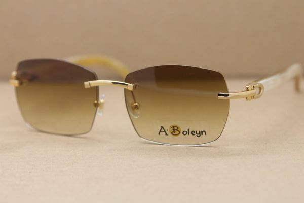 selling rimless white t8100905 buffalo horn sunglasses sunglasses women glasses frames women c decoration gold frame glasse size:57-18-140mm, White;black
selling rimless white t8100905 buffalo horn sunglasses sunglasses women glasses frames women c decoration gold frame glasse size:57-18-140mm, White;black