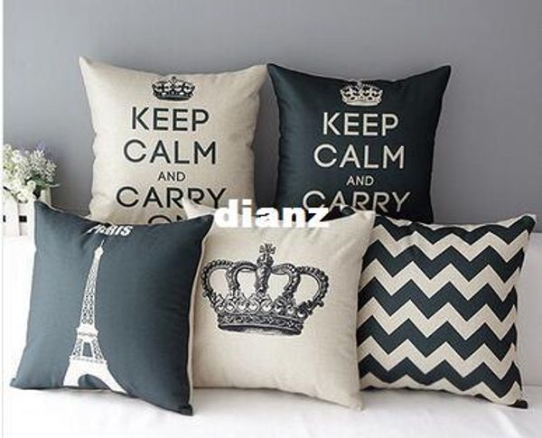 home decorative cotton linen blended crown throw pillow case
home decorative cotton linen blended crown throw pillow case
