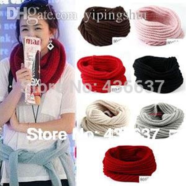 wholesale-2015 new fashion women warm knit neck circle wool blend cowl snood long scarf shawl wrap, Blue;gray
wholesale-2015 new fashion women warm knit neck circle wool blend cowl snood long scarf shawl wrap, Blue;gray