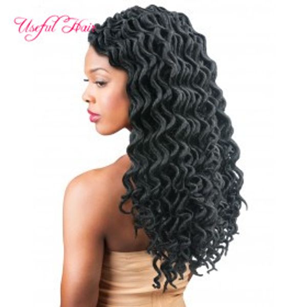 faux locks synthetic hair bundles 100g wave blonde waving curly goddess locs crochet braids hair braiding christmas, Black
faux locks synthetic hair bundles 100g wave blonde waving curly goddess locs crochet braids hair braiding christmas, Black
