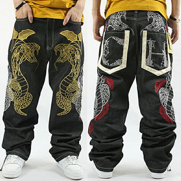wholesale-2015 new chinese style black men jeans hip-hop demin jean plus size python embroidery hip hop baggy jeans nzk01, Blue
wholesale-2015 new chinese style black men jeans hip-hop demin jean plus size python embroidery hip hop baggy jeans nzk01, Blue