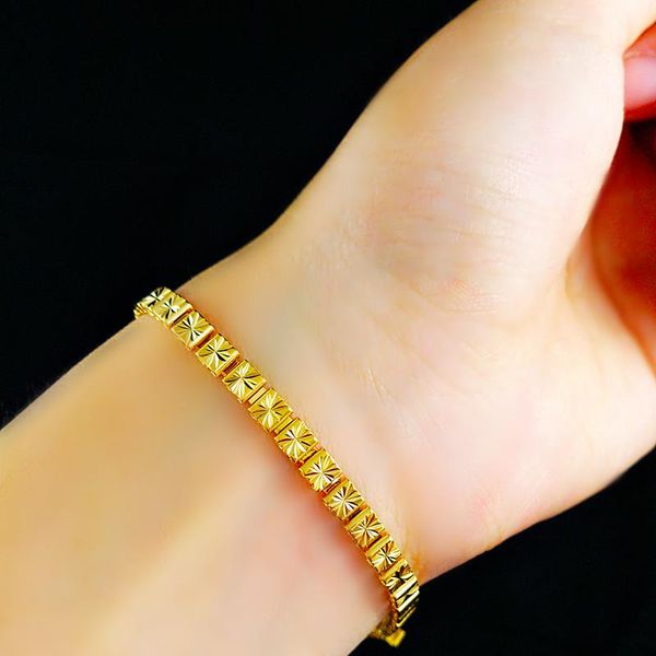 fast fine 24k gold bracelet fashion accessories eventually becoming fade alluvial gold bracelet bridal jewelry 4cm * 19cm, Black
fast fine 24k gold bracelet fashion accessories eventually becoming fade alluvial gold bracelet bridal jewelry 4cm * 19cm, Black