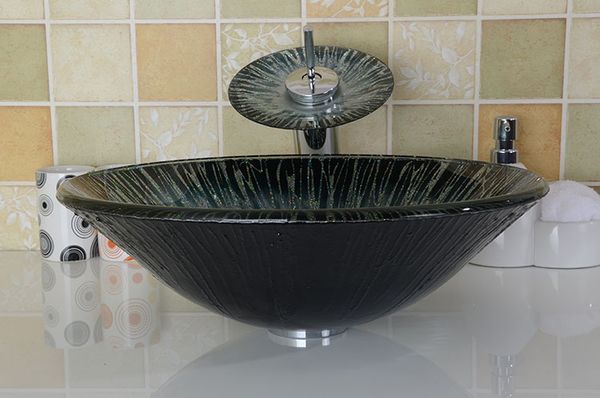Bathroom tempered glass sink handcraft counter top round basin wash basins cloakroom shampoo vessel bowl HX024
Bathroom tempered glass sink handcraft counter top round basin wash basins cloakroom shampoo vessel bowl HX024