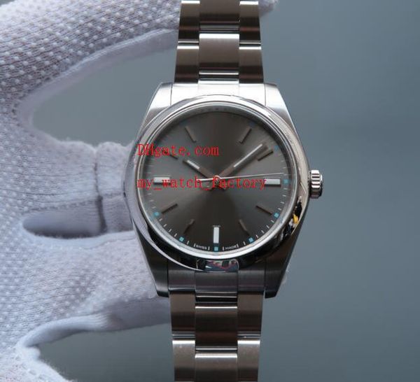 sapphire perpetual 39mm no date steel domed gray dial 114300 automatic mechanical mens men's watch watches, Slivery;brown
sapphire perpetual 39mm no date steel domed gray dial 114300 automatic mechanical mens men's watch watches, Slivery;brown