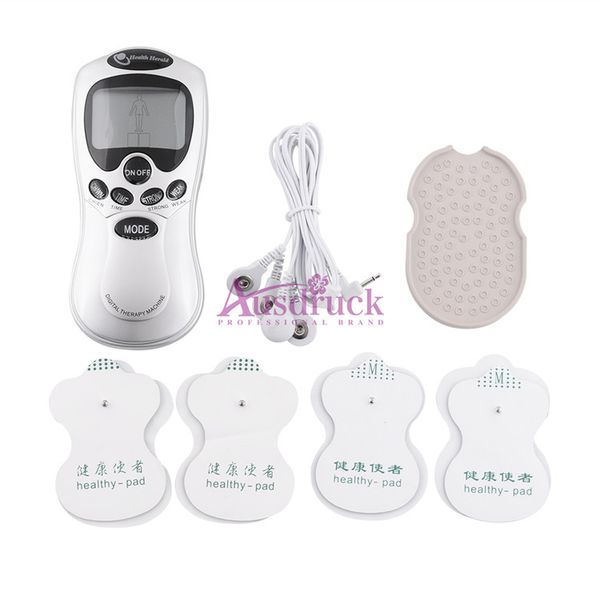 electric tens acupuncture massager massage therapy electrical stimulator full body massager + 4 electrode pads
electric tens acupuncture massager massage therapy electrical stimulator full body massager + 4 electrode pads