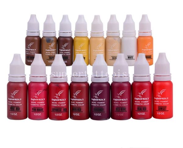 23 pcs/lot england kiay eyebrow eyeliner lip permanent makeup tattoo ink micro pigment cosmetic colors
23 pcs/lot england kiay eyebrow eyeliner lip permanent makeup tattoo ink micro pigment cosmetic colors