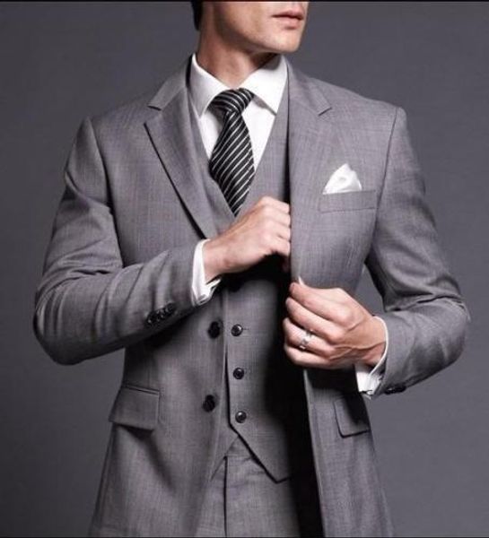 selling groom lapel man suit gray man man wedding ball suit and mens evening dress custom made, White;black
selling groom lapel man suit gray man man wedding ball suit and mens evening dress custom made, White;black