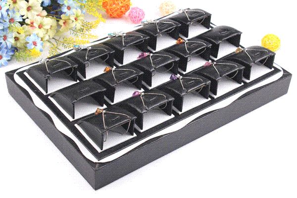 black color wood pendants box jewelry necklace display show case organizer tray box 15 display stands jewelry box, Black;white
black color wood pendants box jewelry necklace display show case organizer tray box 15 display stands jewelry box, Black;white
