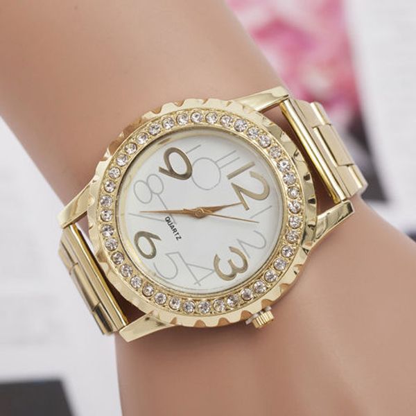 2015 new fashion ladies watches crystal rhinestone alloy stainless steel analog quartz women men casual relogio wrist watch, Slivery;brown
2015 new fashion ladies watches crystal rhinestone alloy stainless steel analog quartz women men casual relogio wrist watch, Slivery;brown