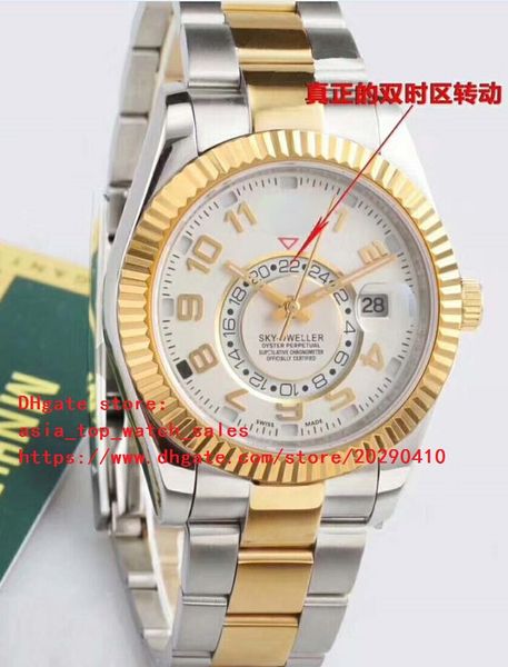 2colors latest version watch 9001 movement 42mm 18 k gold sky-dweller 326934 mechanical automatic mens watch, Slivery;brown
2colors latest version watch 9001 movement 42mm 18 k gold sky-dweller 326934 mechanical automatic mens watch, Slivery;brown