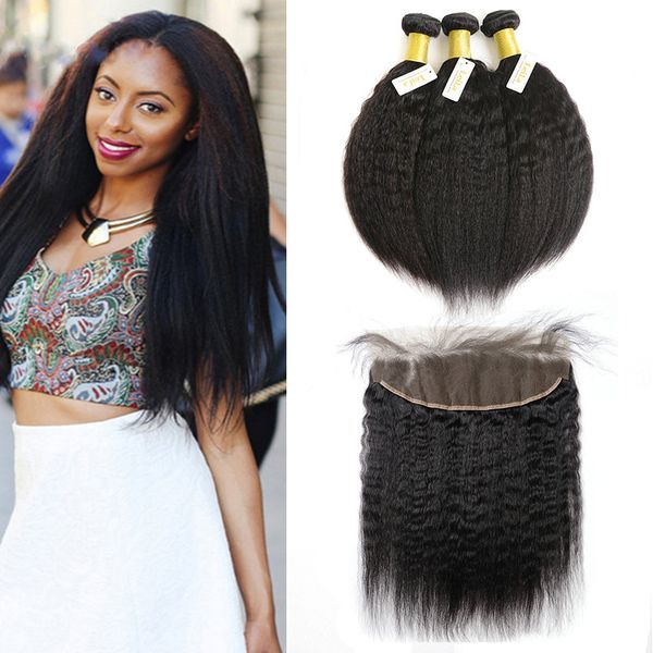 mongolian 13x4 lace frontal with 3 bundles kinky straight pre plucked lace frontal with 3 bundles human hair extensions, Black;brown
mongolian 13x4 lace frontal with 3 bundles kinky straight pre plucked lace frontal with 3 bundles human hair extensions, Black;brown