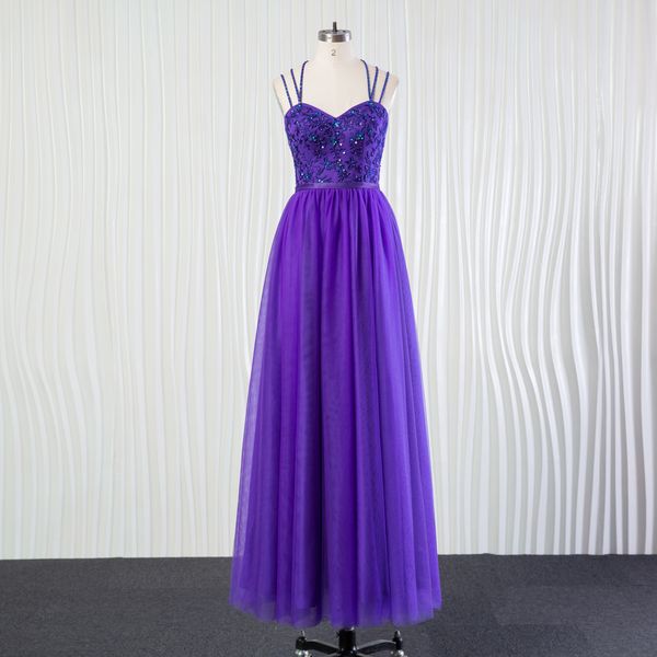 double spaghetti straps tulle bridesmaid dress with lace appliques 2018 purple long prom dress new party dress, White;pink
double spaghetti straps tulle bridesmaid dress with lace appliques 2018 purple long prom dress new party dress, White;pink