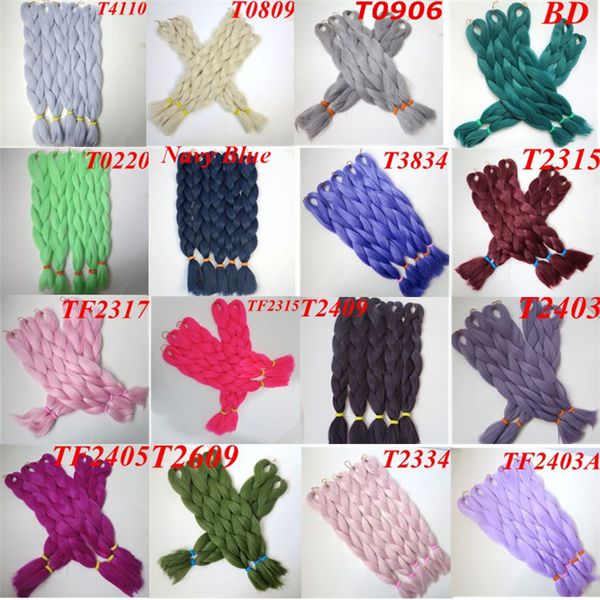 Kanekalon Jumbo synthetic braiding hair bulk 24inch 80g single color crochet Braids Twist Synthetic Hair Extensions
Kanekalon Jumbo synthetic braiding hair bulk 24inch 80g single color crochet Braids Twist Synthetic Hair Extensions