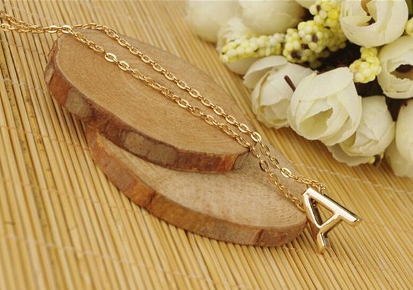wholesale-chic women gift gold plated letter name initial chain pendant fashion necklace, Silver
wholesale-chic women gift gold plated letter name initial chain pendant fashion necklace, Silver