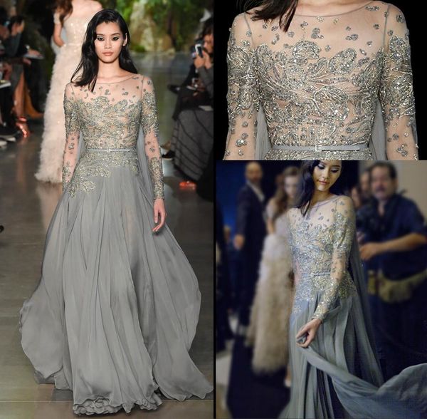 2020 new grey a line prom dresses sheer long sleeves evening dresses with beaded appliques elegant red carpet dresse 399, Black;red
2020 new grey a line prom dresses sheer long sleeves evening dresses with beaded appliques elegant red carpet dresse 399, Black;red