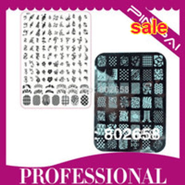 wholesale-(10pcs/lot)14.5 * 10.5cm stainless steel nail art stamping template plate for nail art 20 styles optional, White
wholesale-(10pcs/lot)14.5 * 10.5cm stainless steel nail art stamping template plate for nail art 20 styles optional, White