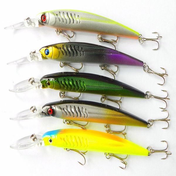 145mm/12.7g minnow bass fishing bait 5colors dving1.8-2.7m vib sea pike bait 3 hooks power fishing lure from china
145mm/12.7g minnow bass fishing bait 5colors dving1.8-2.7m vib sea pike bait 3 hooks power fishing lure from china