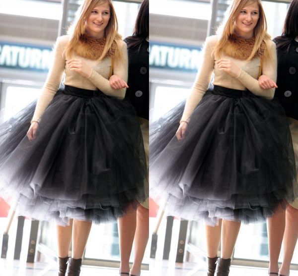2017 Stylish Ball Gown Tulle Skirts For Women Knee Length Bouffant Multi Layer Tutu Black Short Party Dresses Plus Size Maxi Adult Skirts
2017 Stylish Ball Gown Tulle Skirts For Women Knee Length Bouffant Multi Layer Tutu Black Short Party Dresses Plus Size Maxi Adult Skirts