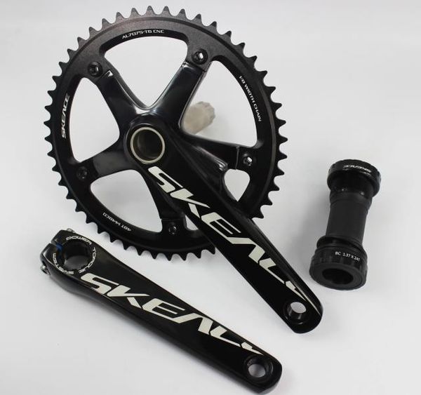wholesale-ultralight al7075 classic ske 48t fixed gear bike crankset road track bicycle chain wheel 144 bcd 165mm crank set with axis
wholesale-ultralight al7075 classic ske 48t fixed gear bike crankset road track bicycle chain wheel 144 bcd 165mm crank set with axis
