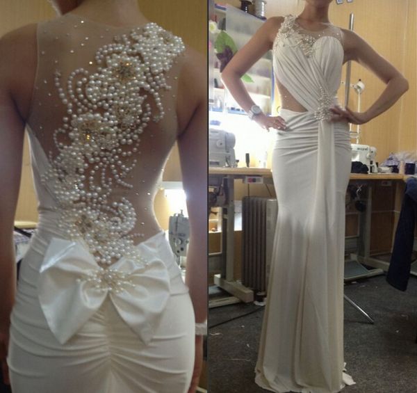 custom made 2021 chiffon ruched white pageant dress with pearls sheer evening gown evening dress vestidos de gala longo, White;red
custom made 2021 chiffon ruched white pageant dress with pearls sheer evening gown evening dress vestidos de gala longo, White;red