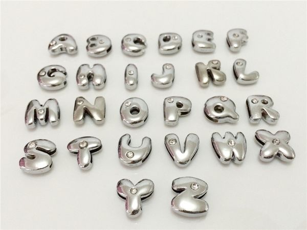 Wholesale 52PCS/Lot 8MM One Rhinestones "Fat" Slide Letters A-Z Alphabet DIY Slide Charms Fit 8MM Wristbands Bracelets Belts Collars SL07
Wholesale 52PCS/Lot 8MM One Rhinestones "Fat" Slide Letters A-Z Alphabet DIY Slide Charms Fit 8MM Wristbands Bracelets Belts Collars SL07