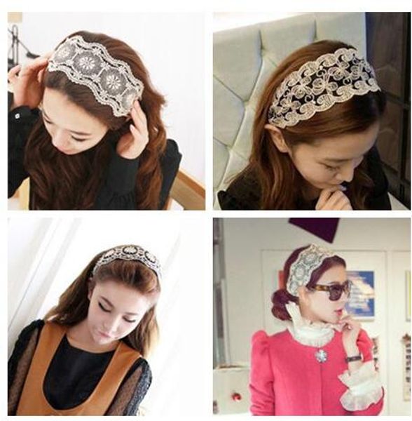 wholesale 12pcs 5 colors classic wide white lace elastic hairband embroidery kniting women fashion headband hair accessories, Silver
wholesale 12pcs 5 colors classic wide white lace elastic hairband embroidery kniting women fashion headband hair accessories, Silver