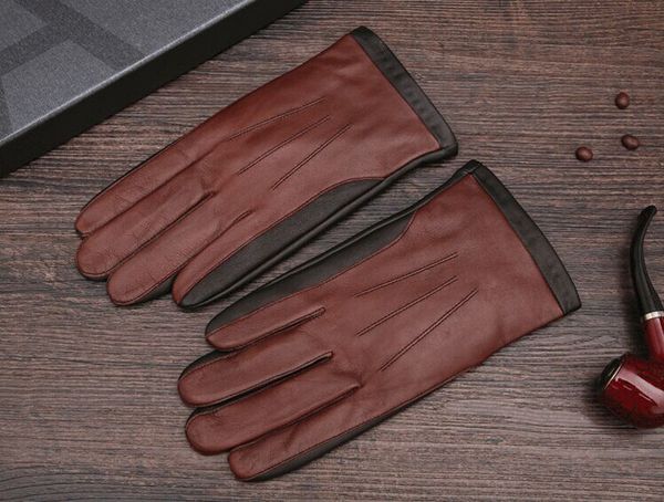 wholesale-man' winter warm combined color inside stitching real leather wrist gloves, Blue;gray
wholesale-man' winter warm combined color inside stitching real leather wrist gloves, Blue;gray