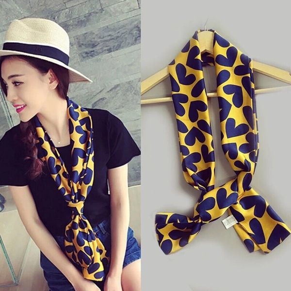 spring wild joker scarf ladies summer new korean short silk scarves printing scarves, Blue;gray
spring wild joker scarf ladies summer new korean short silk scarves printing scarves, Blue;gray