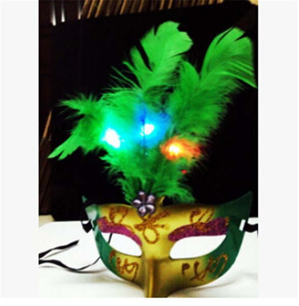 15pcs/lot new fashion led glowing party mask birthday halloween princess feather mask light up masquerade masks flash party mask
15pcs/lot new fashion led glowing party mask birthday halloween princess feather mask light up masquerade masks flash party mask