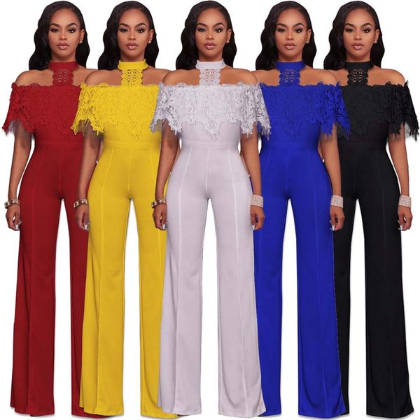 Ladies Fashion Halter Off the Shoulder Party Evening Playsuit Womens Wide Leg Jumpsuit Long Pants
Ladies Fashion Halter Off the Shoulder Party Evening Playsuit Womens Wide Leg Jumpsuit Long Pants
