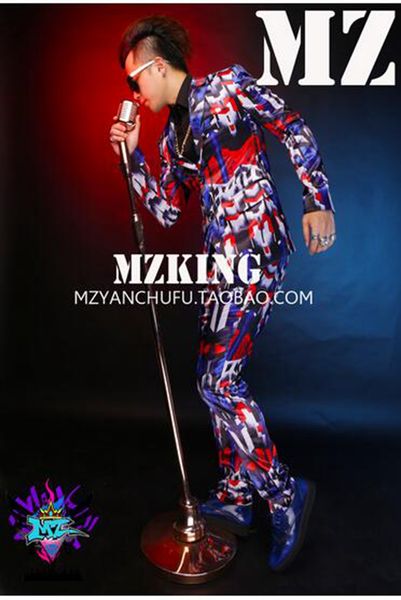 male singer in europe and the new nightclub runway looks blue and red light silk satin elastic suit costumes geometry. s - 6 xl, Black;red
male singer in europe and the new nightclub runway looks blue and red light silk satin elastic suit costumes geometry. s - 6 xl, Black;red
