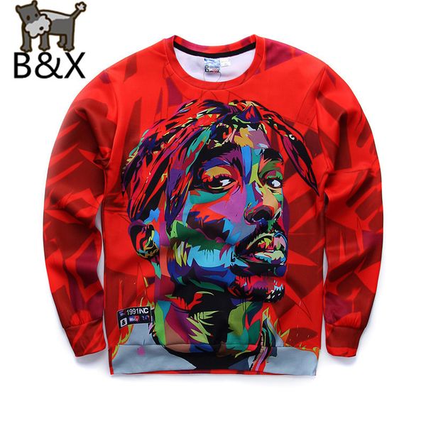 wholesale-2015 new men sweatshirts 3d harajuku 2pac tupac biggie american gangster rap hoodies tupac shakur crewneck sweats pullover, Black
wholesale-2015 new men sweatshirts 3d harajuku 2pac tupac biggie american gangster rap hoodies tupac shakur crewneck sweats pullover, Black