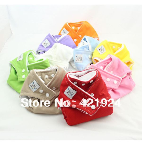 

Fast Delivery cloth baby nappy,Reusable Washable Baby Cloth Nappies Nappy Diapers 10 diaper cover+20 Microfiber inserts