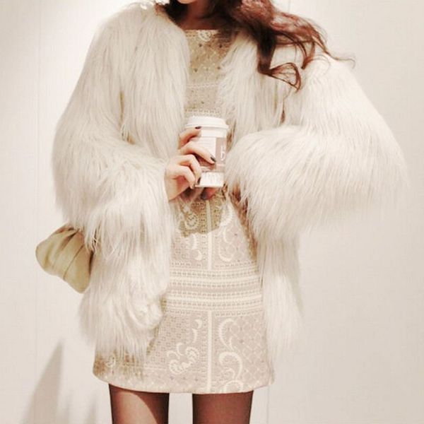 wholesale-plus size xxxl 4xl 5xl warm winter women's plush fur coat medium-long multicolor candy color white faux fur coats and, Black
wholesale-plus size xxxl 4xl 5xl warm winter women's plush fur coat medium-long multicolor candy color white faux fur coats and, Black