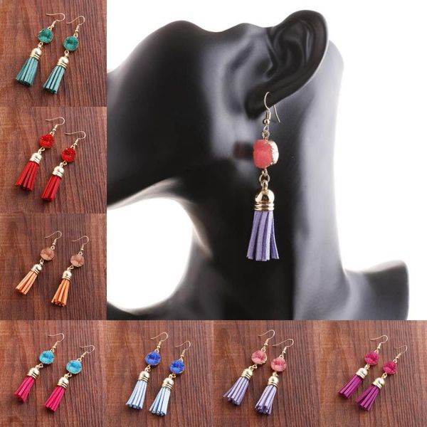ethnic jewelry agates quartz crystal bohemia short fringe tassel earring for women gem stone fashion jewelry girl party gift jewelry d202s, Silver
ethnic jewelry agates quartz crystal bohemia short fringe tassel earring for women gem stone fashion jewelry girl party gift jewelry d202s, Silver