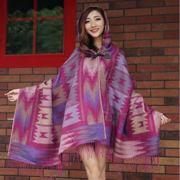 new fashion women scarf thick hooded cape shawl scarf women toggle cape coat poncho hoodies hooded jacket bohemian jacket, Blue;gray
new fashion women scarf thick hooded cape shawl scarf women toggle cape coat poncho hoodies hooded jacket bohemian jacket, Blue;gray