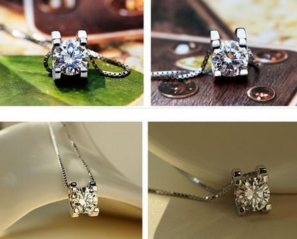 classical sample style, necklace with little diamond pedant, diamond dia:8mm, noble and delicate for women, and high quality, Silver
classical sample style, necklace with little diamond pedant, diamond dia:8mm, noble and delicate for women, and high quality, Silver