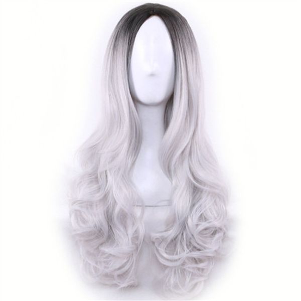 long cospaly wig harajuku lolita wig black ombre grey body wave synthetic hair mix color wigs for women synthetic wig
long cospaly wig harajuku lolita wig black ombre grey body wave synthetic hair mix color wigs for women synthetic wig