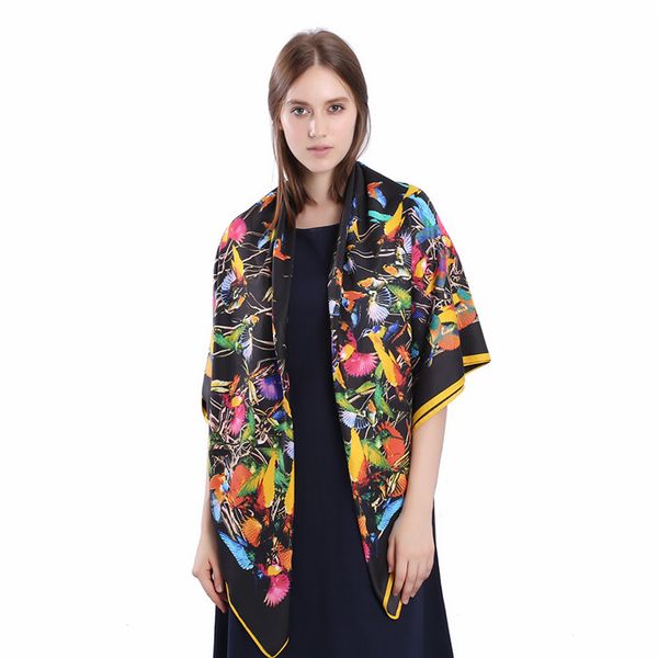 hijab female silk scarf twill neckerchief women square scarves foulard wrap new shawl large printing fashion birds 130*130cm lsprt, White;black
hijab female silk scarf twill neckerchief women square scarves foulard wrap new shawl large printing fashion birds 130*130cm lsprt, White;black
