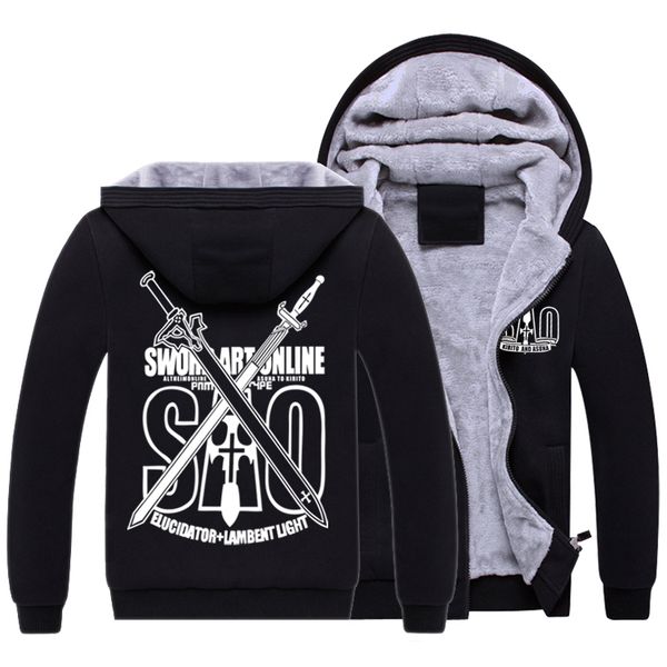 wholesale-sao zip up hoodies jackets coats sword art online hooded kirito cosplay sweatshirts kirigaya kazuto autumn winter, Black
wholesale-sao zip up hoodies jackets coats sword art online hooded kirito cosplay sweatshirts kirigaya kazuto autumn winter, Black