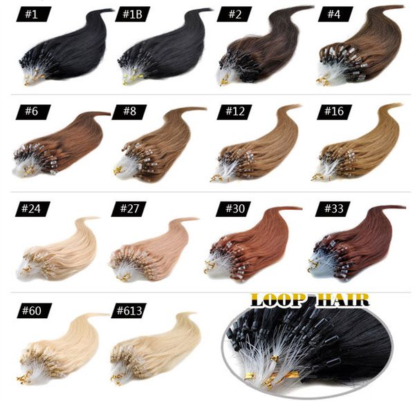 Micro Loop Remy Hair Extensions 18" 20" 22" 24" Indian Virgin Hair Straight Keratin Hair 50g/lot 0.5g/strand 13 Colors
Micro Loop Remy Hair Extensions 18" 20" 22" 24" Indian Virgin Hair Straight Keratin Hair 50g/lot 0.5g/strand 13 Colors