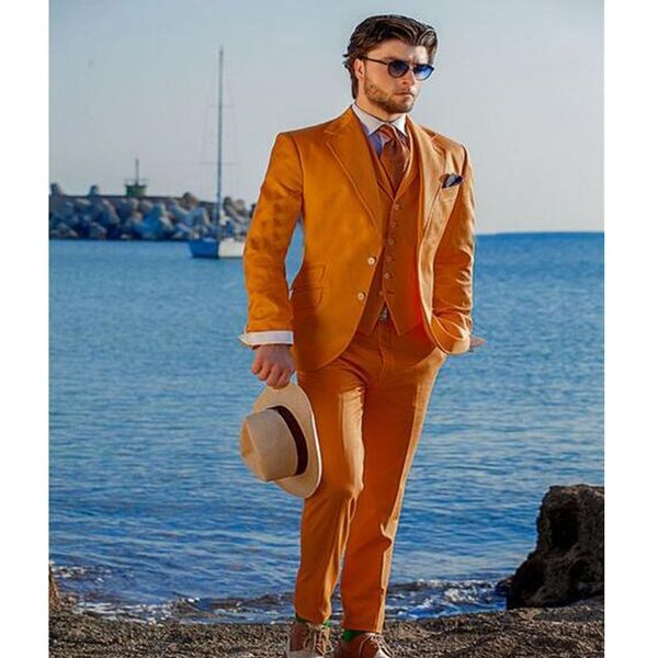 custom made new design cotton piquet orange slim fit tuxedos with matched vest wedding suits for man clothes(jacket+pants+vest), White;black
custom made new design cotton piquet orange slim fit tuxedos with matched vest wedding suits for man clothes(jacket+pants+vest), White;black