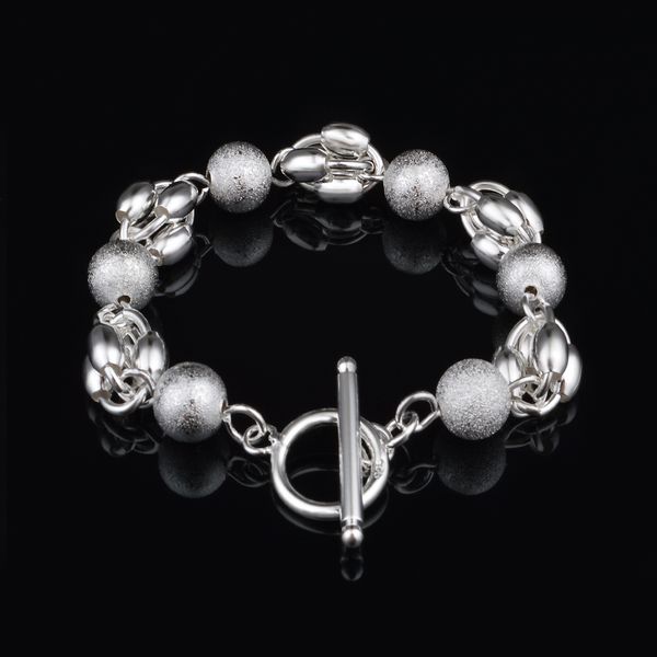 with tracking number sale 925 silver bracelet olive pearl beads with sand bracelet silver jewelry 10pcs/lot 1557, Black
with tracking number sale 925 silver bracelet olive pearl beads with sand bracelet silver jewelry 10pcs/lot 1557, Black