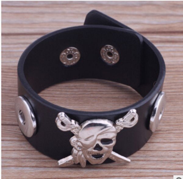 new skull leather black pink 18mm snap button fashion jewelry accessories bracelet noosa button snap button giner button bracelet bangle, Golden;silver
new skull leather black pink 18mm snap button fashion jewelry accessories bracelet noosa button snap button giner button bracelet bangle, Golden;silver