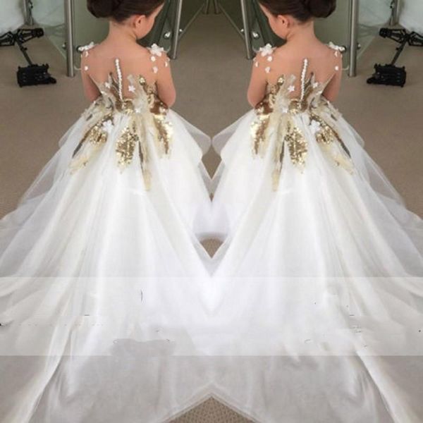 2016 white ivory flower girls dresses appliques lace long sleeve party birthday tutu christmas gown train toddler pageant dress go259m, White;red
2016 white ivory flower girls dresses appliques lace long sleeve party birthday tutu christmas gown train toddler pageant dress go259m, White;red